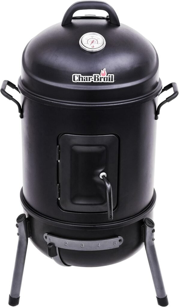 Char-Broil Bullet Charcoal Smoker 20 - 18202076, Black