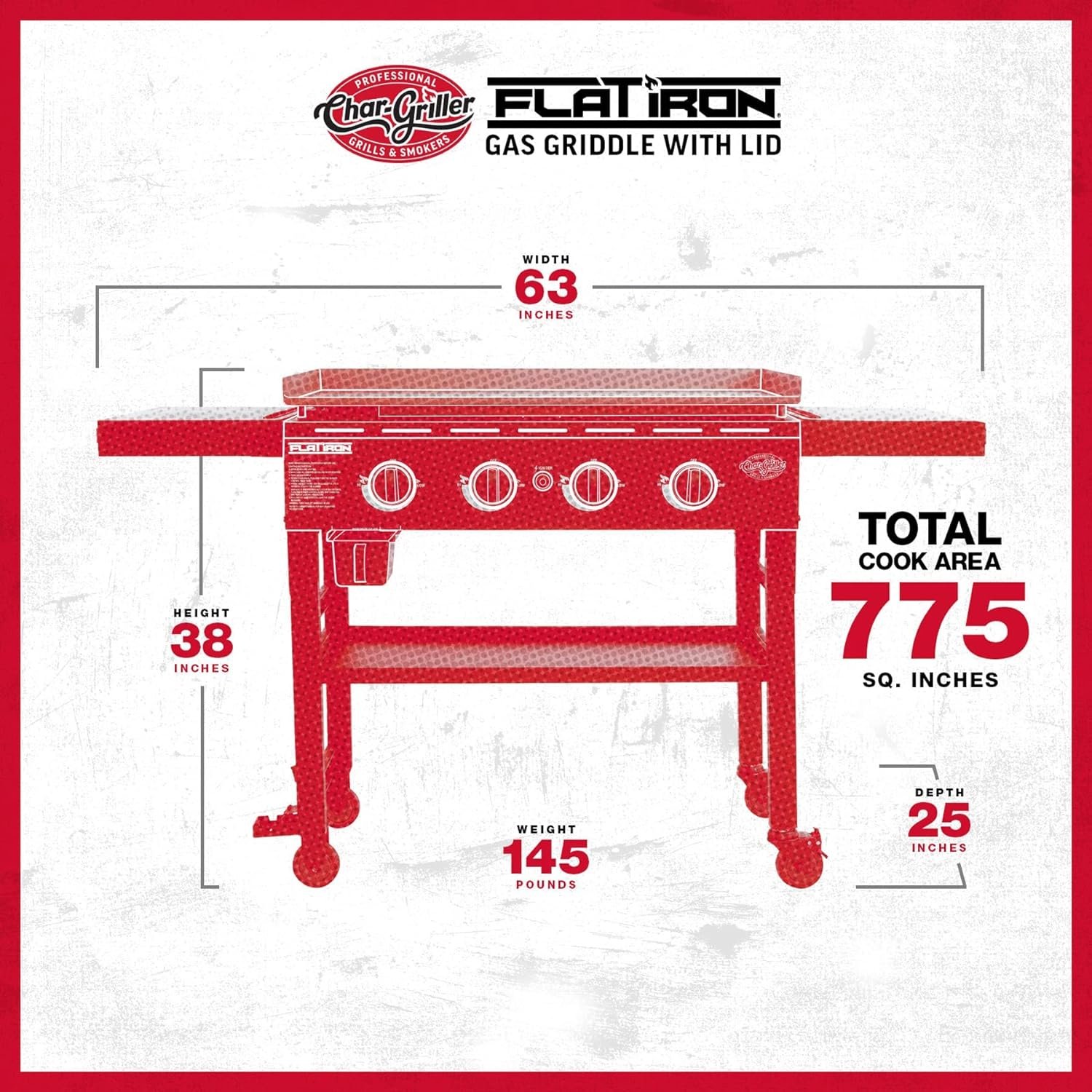 Char-Griller® Flat Iron Gas Griddle Review