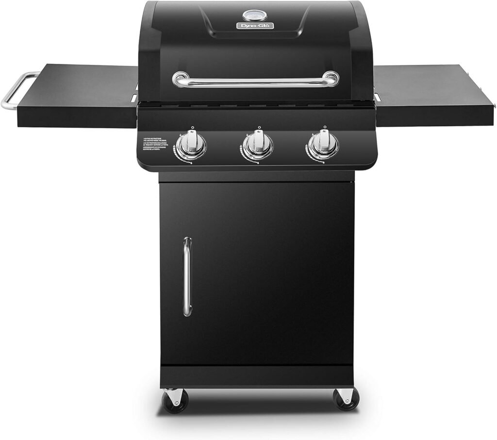 Dyna-Glo DGP397CNP-D Premier 3 Burner Propane Gas Grill, Black