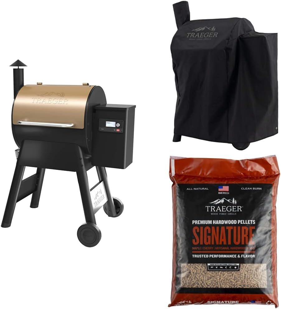 Traeger Grills Pro 575 Electric Wood Pellet Grill and Smoker with WiFi and App Connectivity, Black