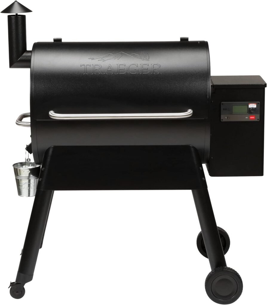 Traeger Grills Pro Series 780 Wood Pellet Grill and Smoker Bundle with Cover and Signature Pellets featuring Alexa and WiFIRE Smart Home Technology - Black