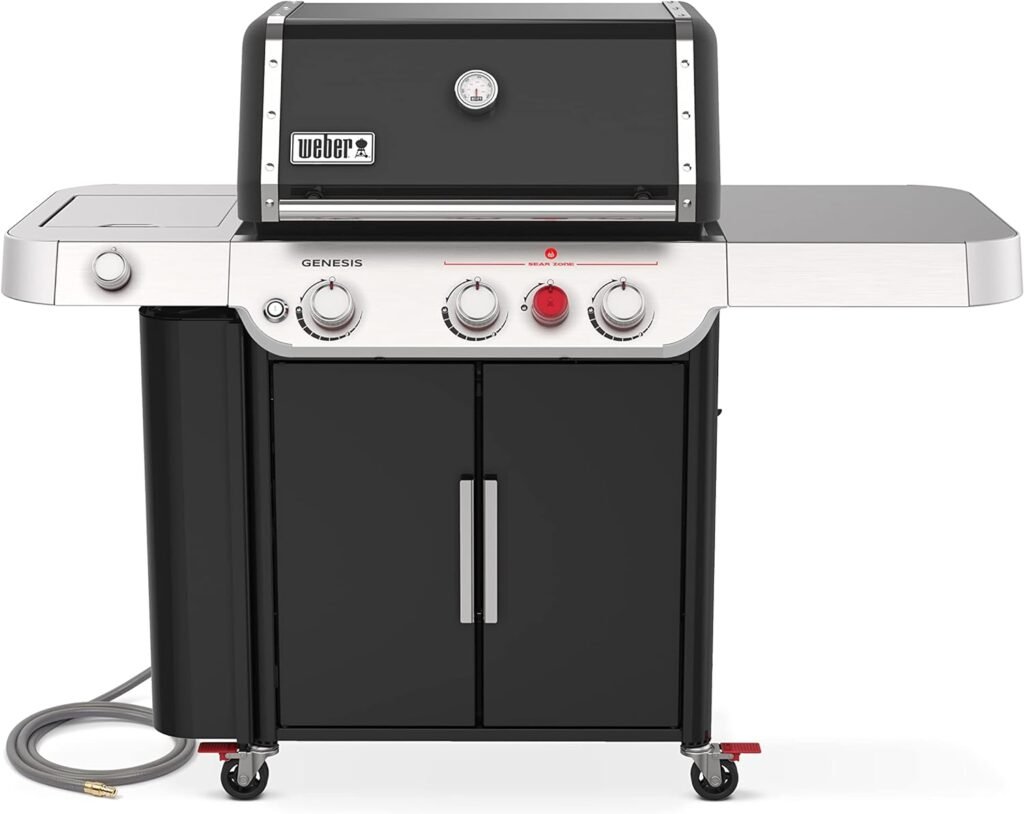 Weber Genesis E-335 Gas Grill, Natural Gas, Black