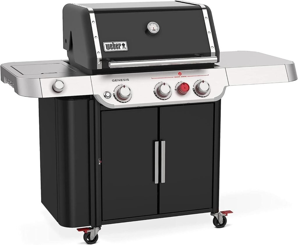 Weber Genesis E-335 Liquid Propane Gas Grill, Black