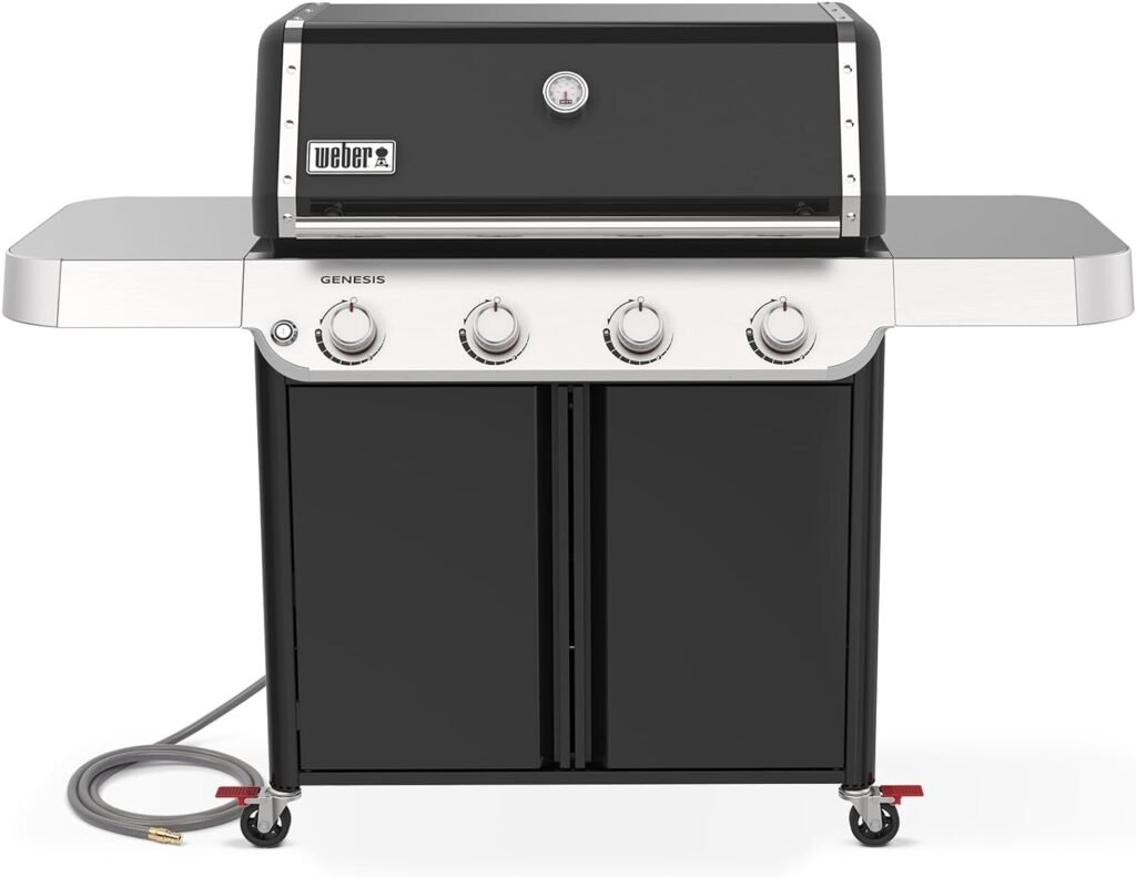 Weber Genesis E-415 Natural Gas Grill, Black