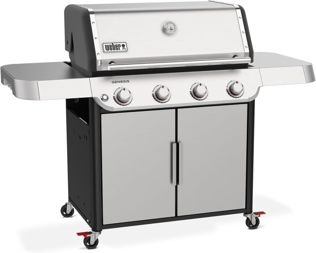 Weber Genesis E-415 Natural Gas Grill, Black