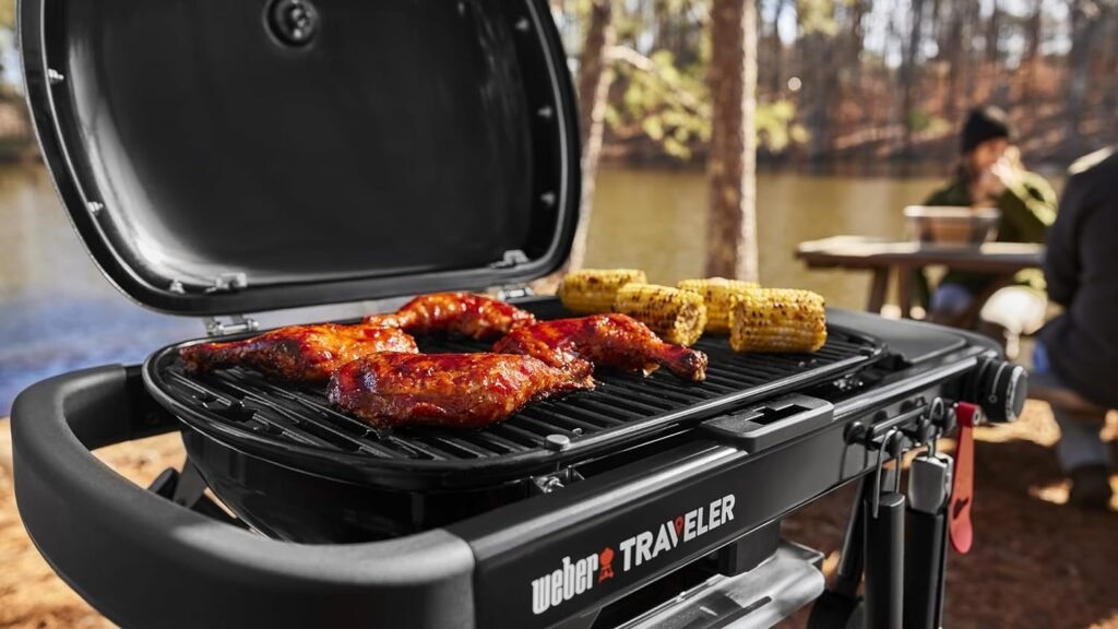 Weber Traveler Compact Portable Gas Grill