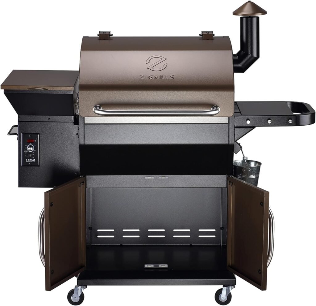 Z Grills ZPG-1000D 2020 New Model 8 in 1 BBQ Grill Auto Temperature Control, 1000 sq in Bronze