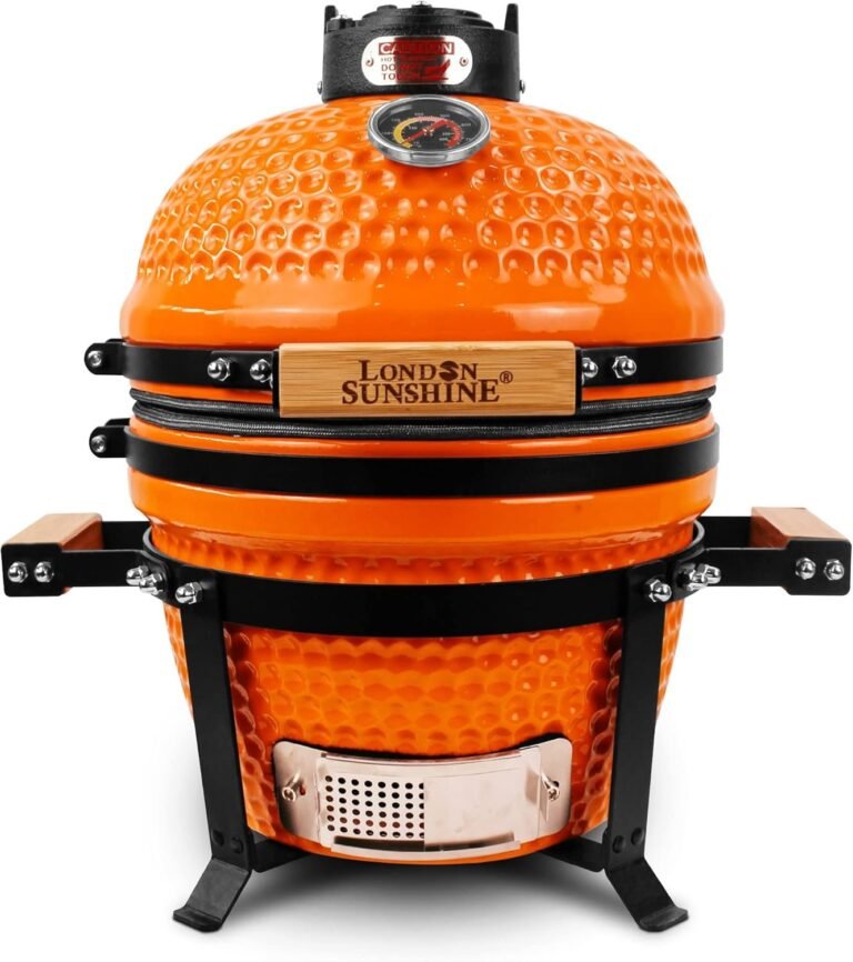 Orange Kamado Grill Smoker Review