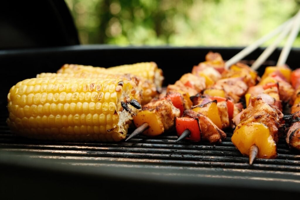 Photo Grilled corn