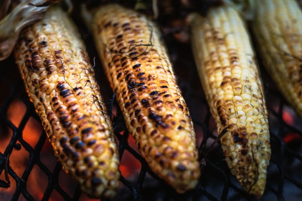 Photo Grilled corn
