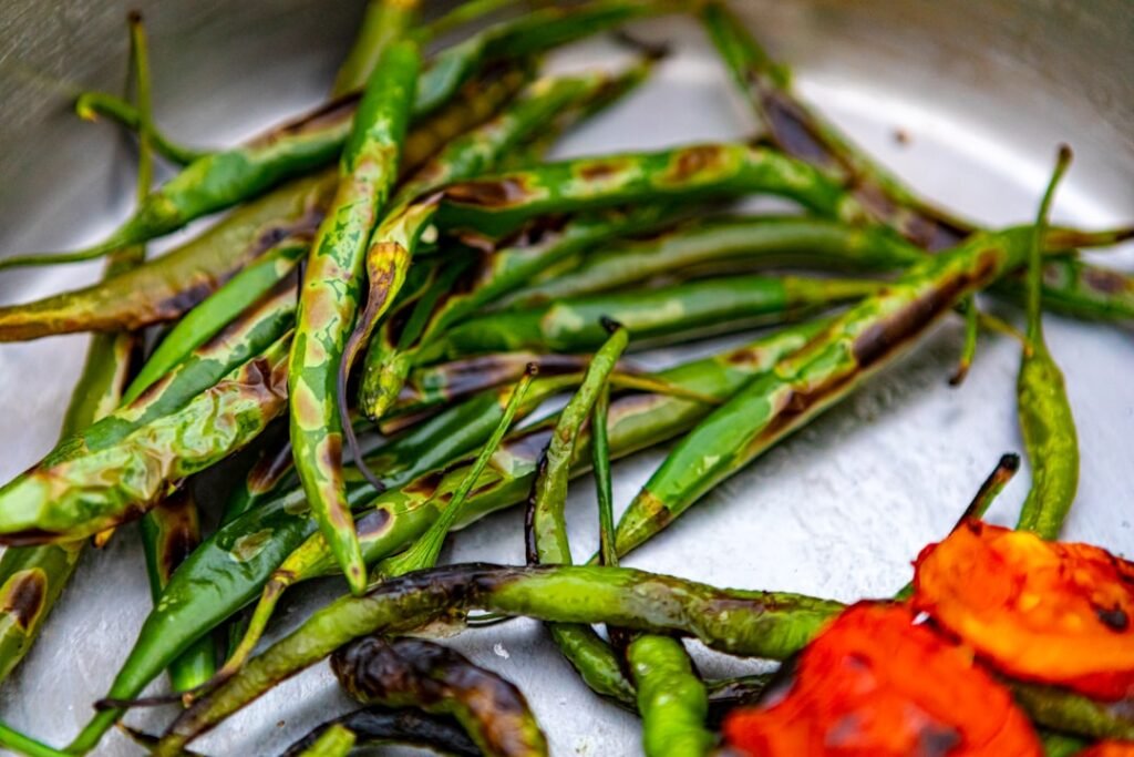 Photo Grilled asparagus