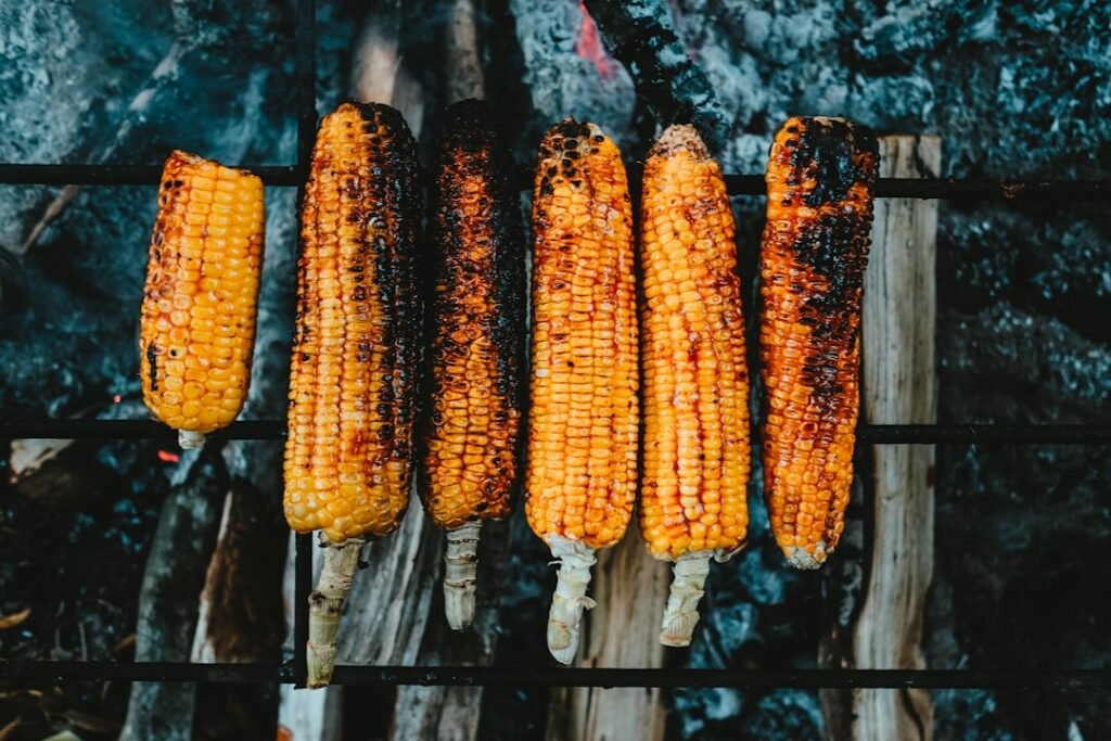 Photo Grilled corn