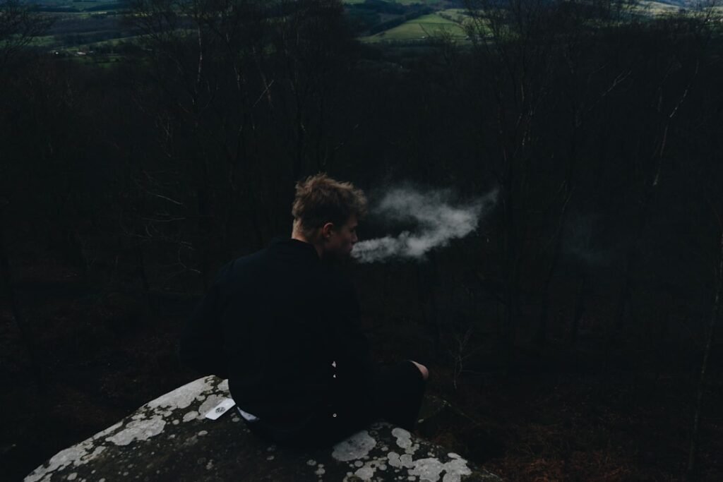 Photo Smoking ribs
