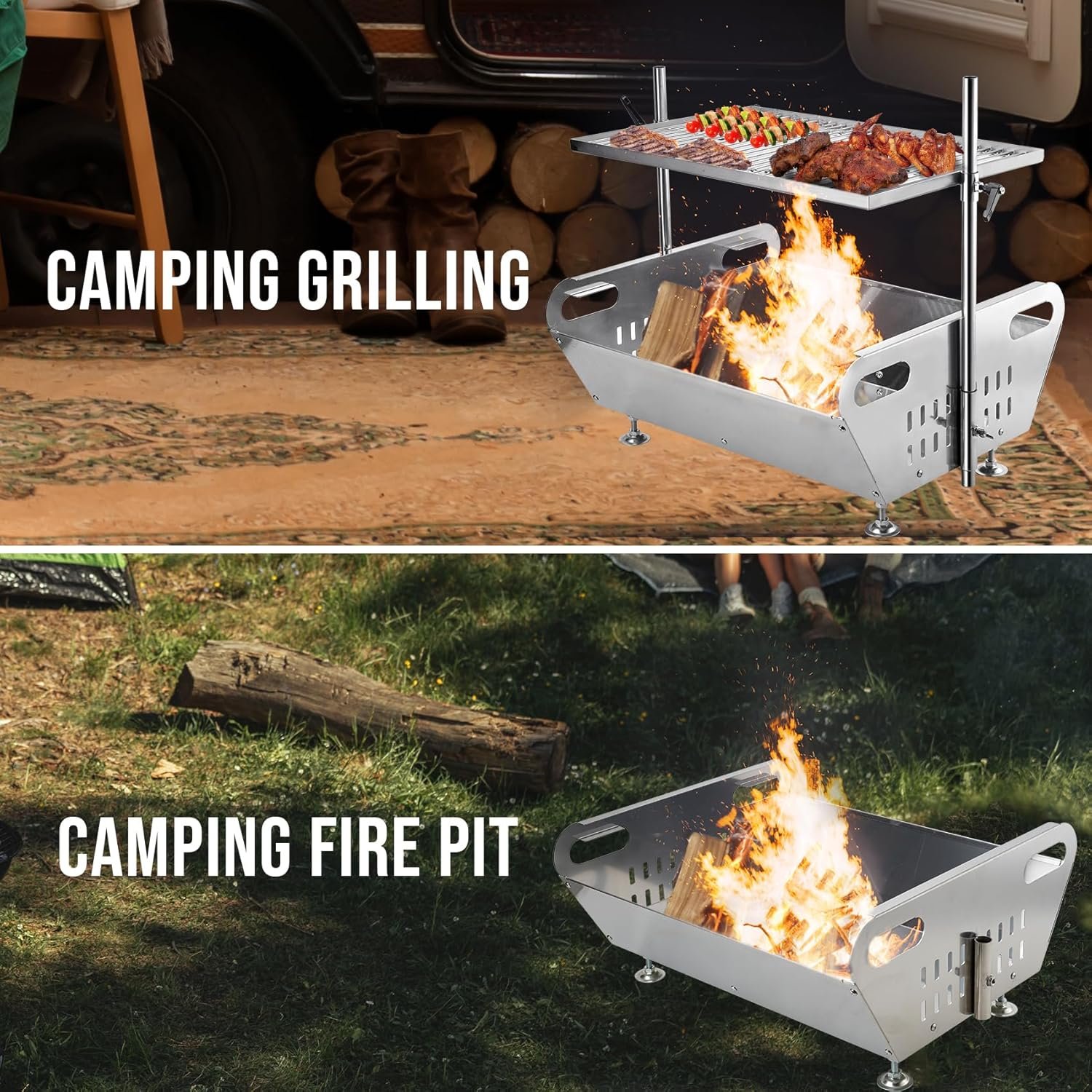 Skyflame Fire Pit Grill Combo Review