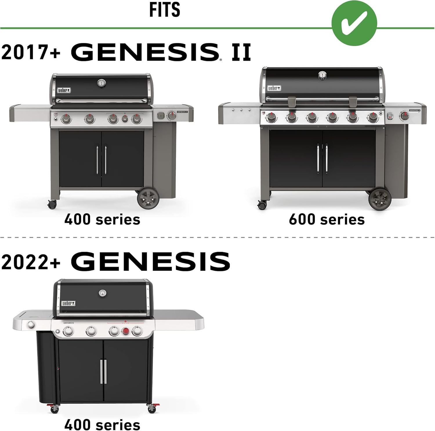 Weber 7653 Rotisserie for Use with Genesis II  II LX 4  6 Burner Grills