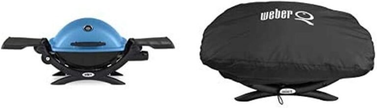 Weber Q 1200 Gas Grill Blue with Cover Review