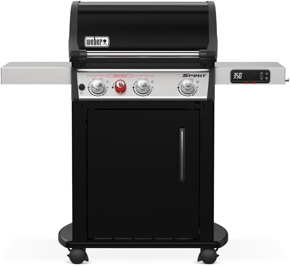 Weber Spirit EX-325s Smart Grill, Black, Liquid Propane