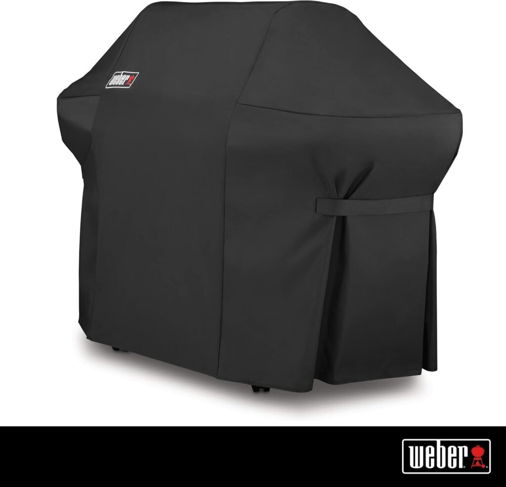 Weber Summit 400 Series Premium Grill Cover, Heavy Duty and Waterproof, Fits Grill Widths Up To 66 Inches